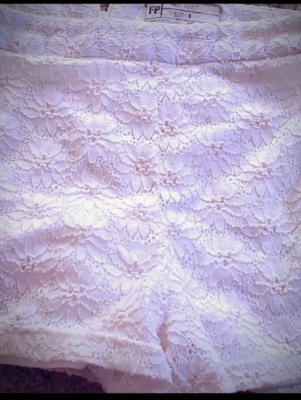 Free People Daisy Shorts Fully Lined SZ 6